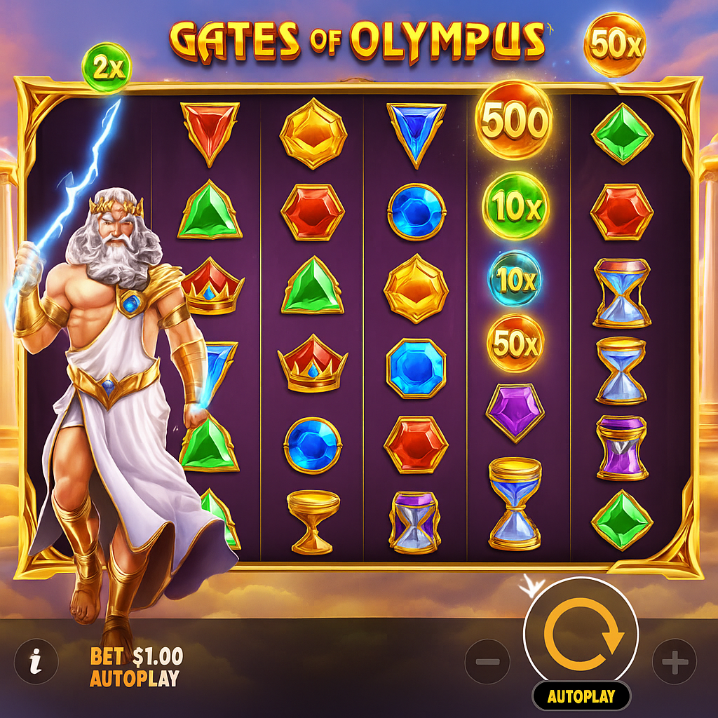 BetFury - Gates of Olympus Slot Game